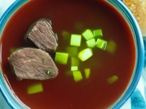 Jak zrobić zupę z bizona z bimbrem