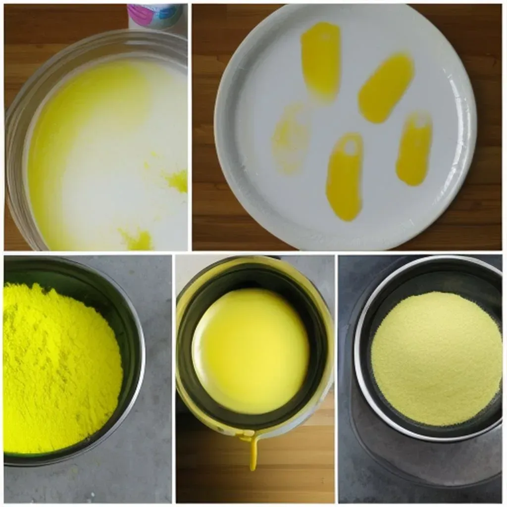 Jak zrobić żółty barwnik spożywczy do wypieków